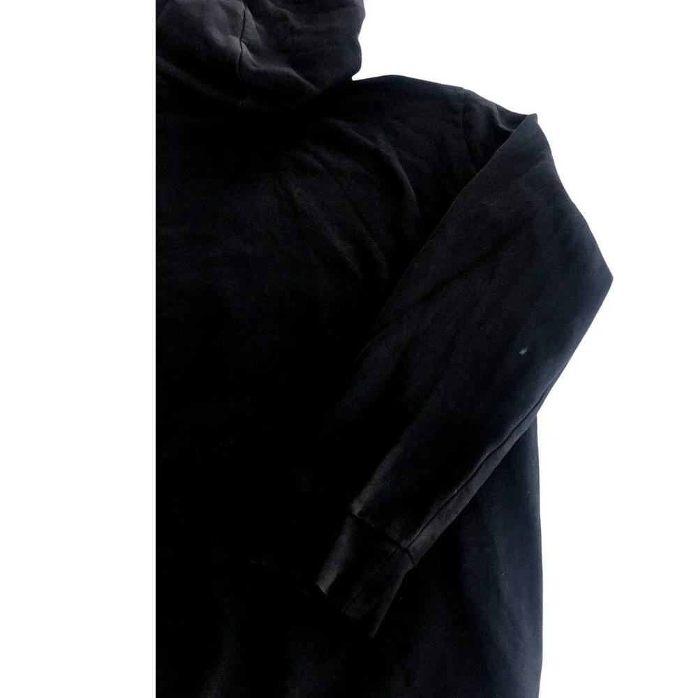 Adidas Trefoil‎ Logo Hoodie Black Pullover Sweatshirt Men's Size Medium